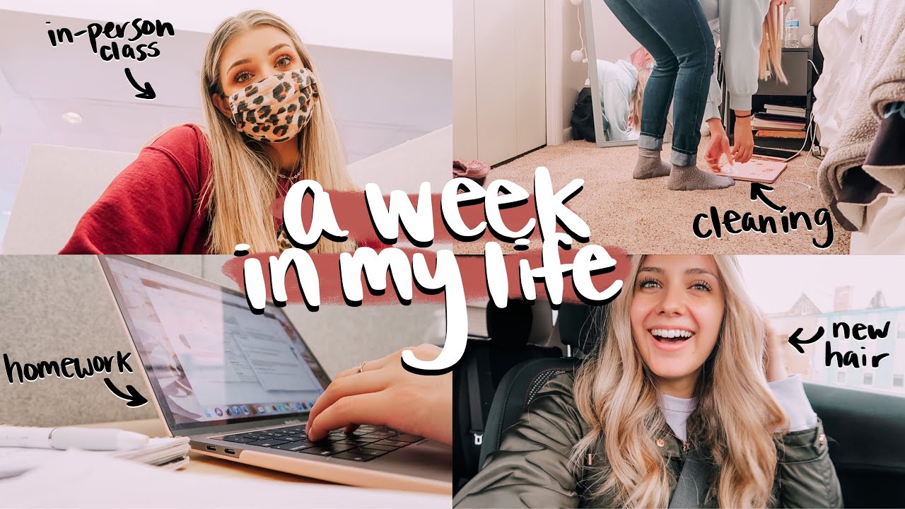 a college week in my life: productive & busy!