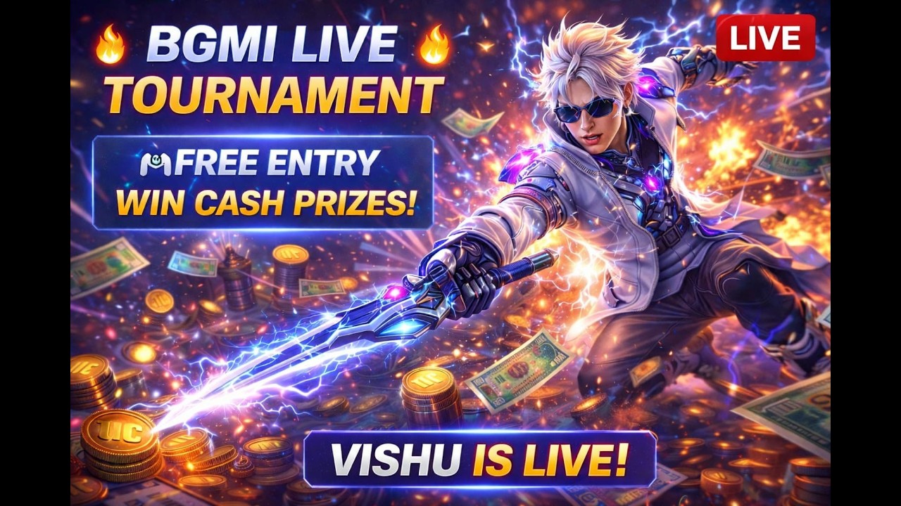 Free Tournament BGMI Vishu is Live