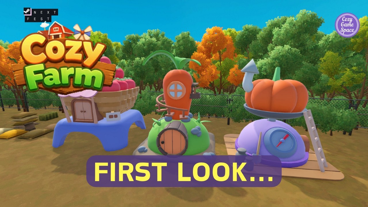 Cozy Farm | First Look LIVE (Steam Next Fest
