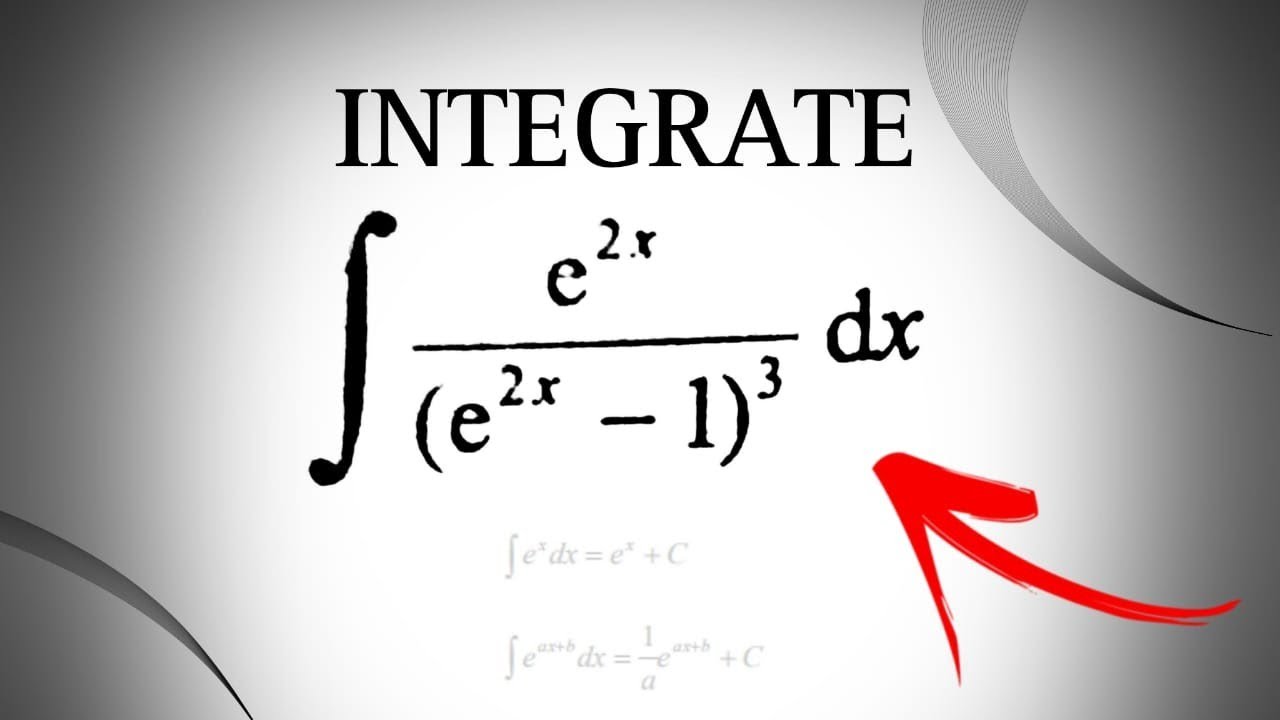 Integration (exponential functions) using substitution.