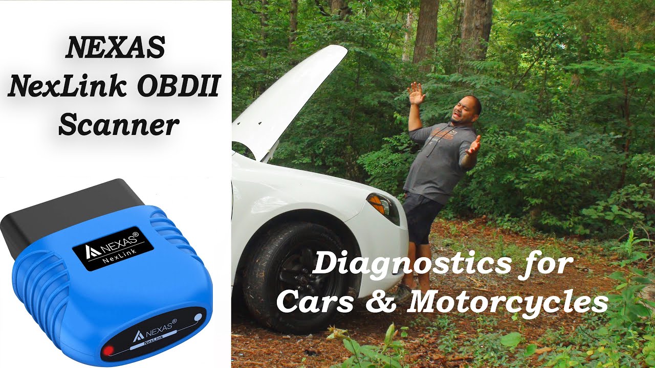 NEXAS NexLink☀OBDII Scanner Diagnostic Cars Motorcycles👈