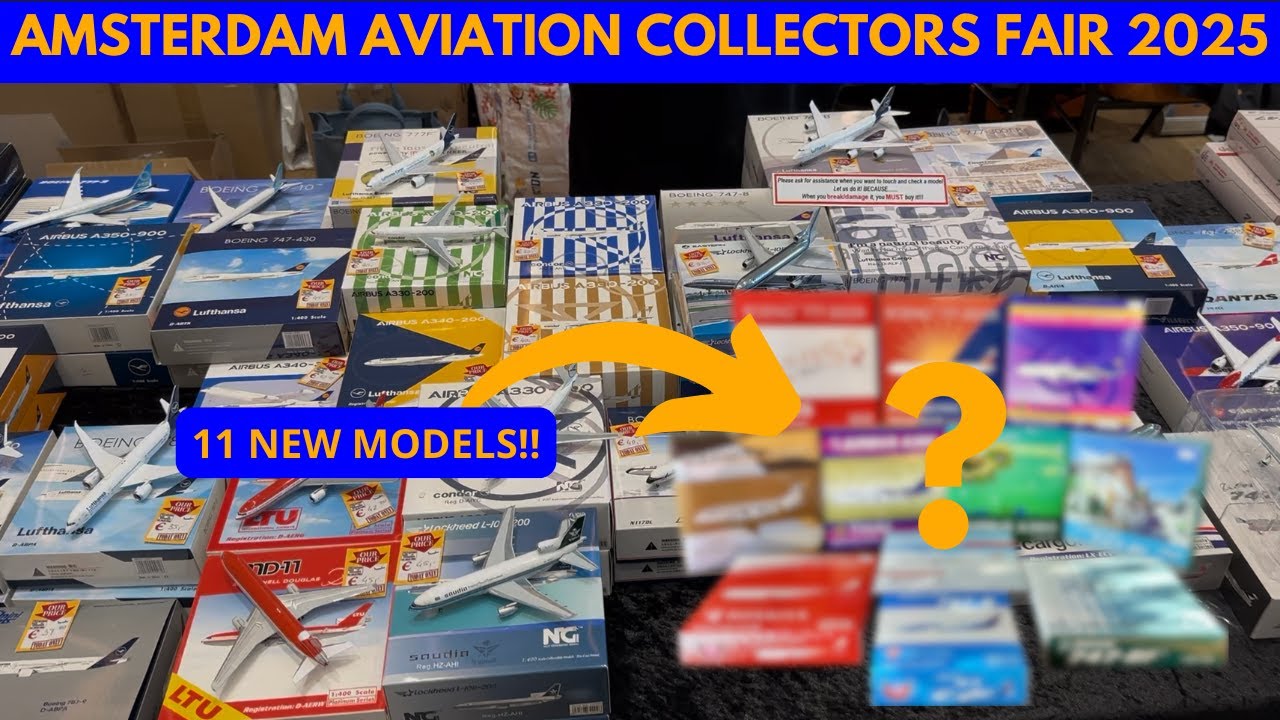 I Bought 11 New Models In 1 Day! | Amsterdam Aviation Collectors Fair 2025