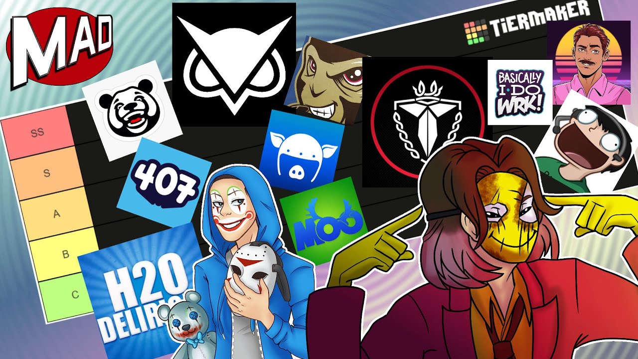 VANOSS CREW: BIGGEST RAGER'S - MADdNESS's Tier List!