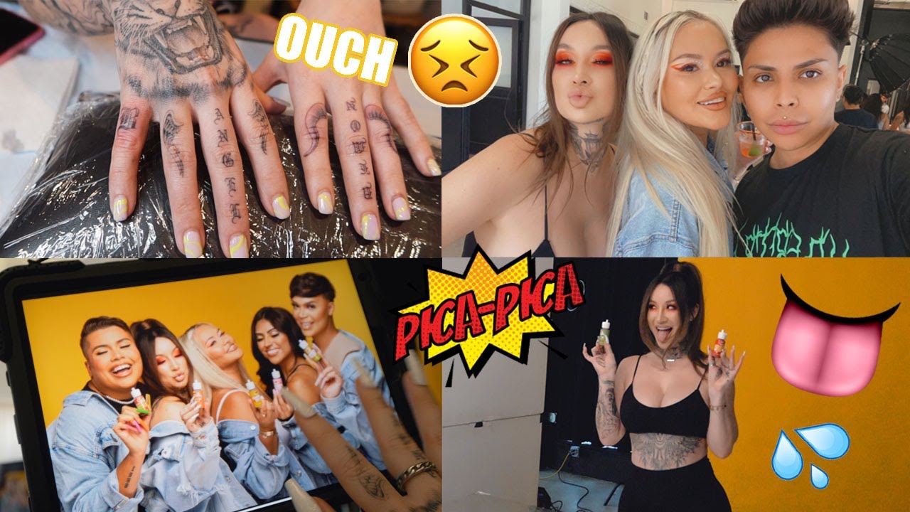getting my FINGERS TATTOOED & pica pica VLOG🤩👅💦