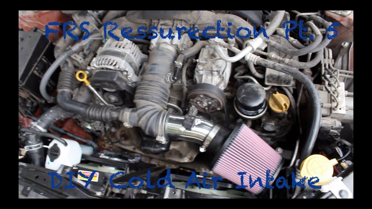 Rebuilding A Wrecked Scion FRS Pt. 5 - DIY Cold Air Intake