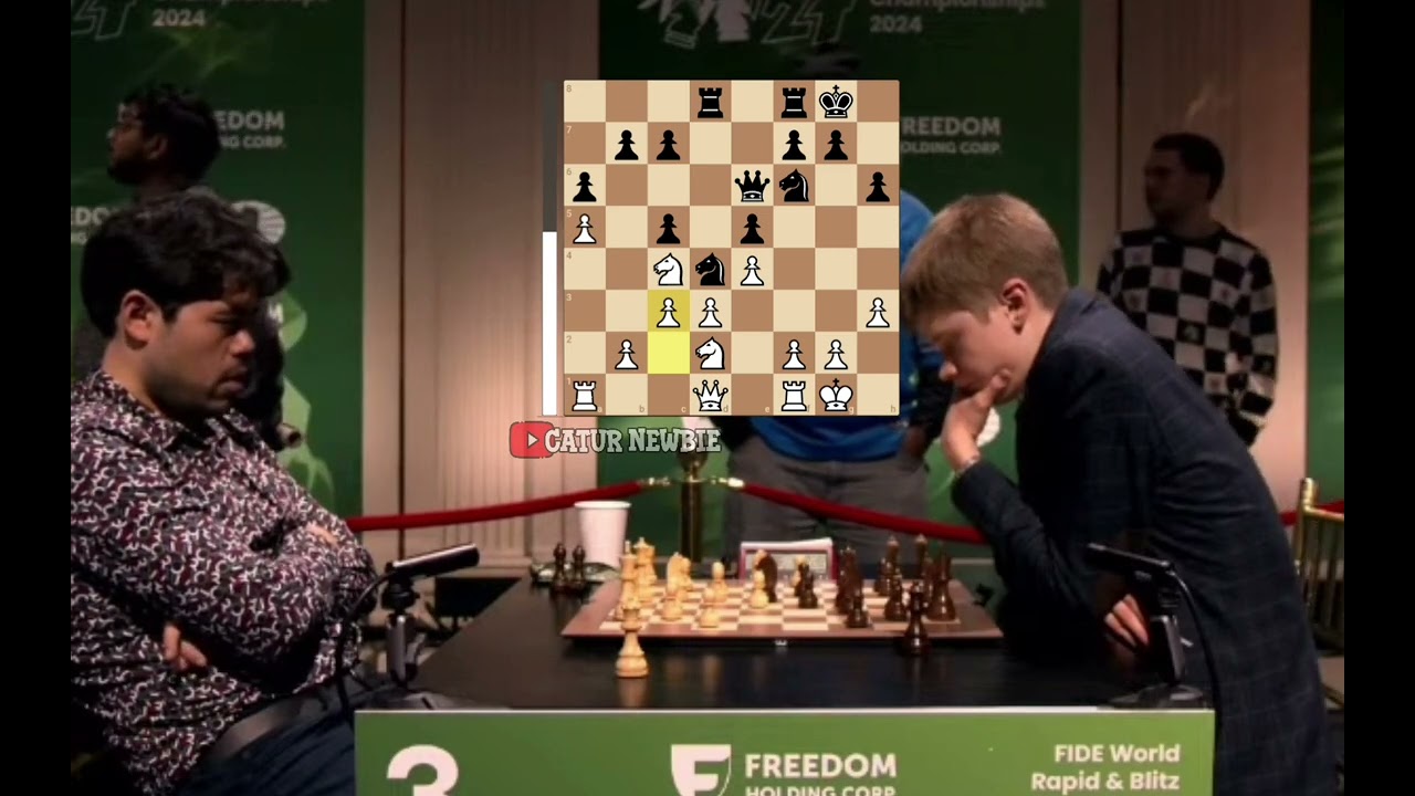 Murzin Volodar beats Hikaru Nakamura | World Rapid Chess 2024