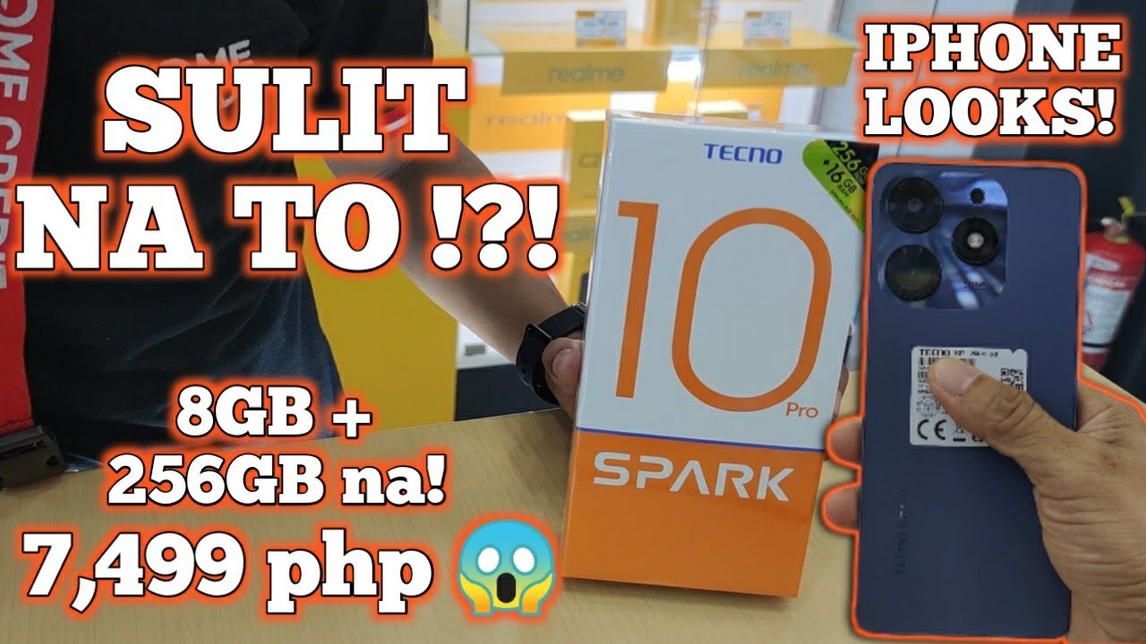 TECNO Spark 10 Pro Unboxing 7499 pesos lang mukang IPHONE pinakaSULIT na phone | Jayson Peralta tech
