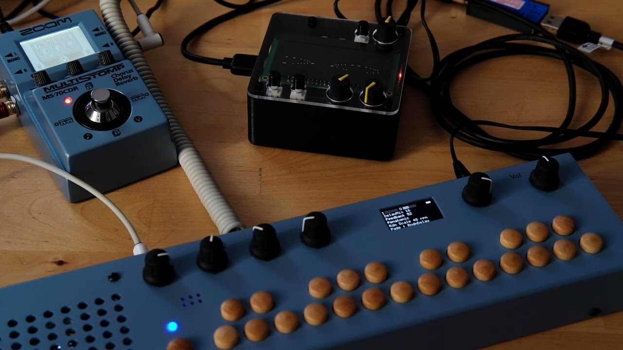 Organelle M + Norns Shield and Zoom MS-70CDR