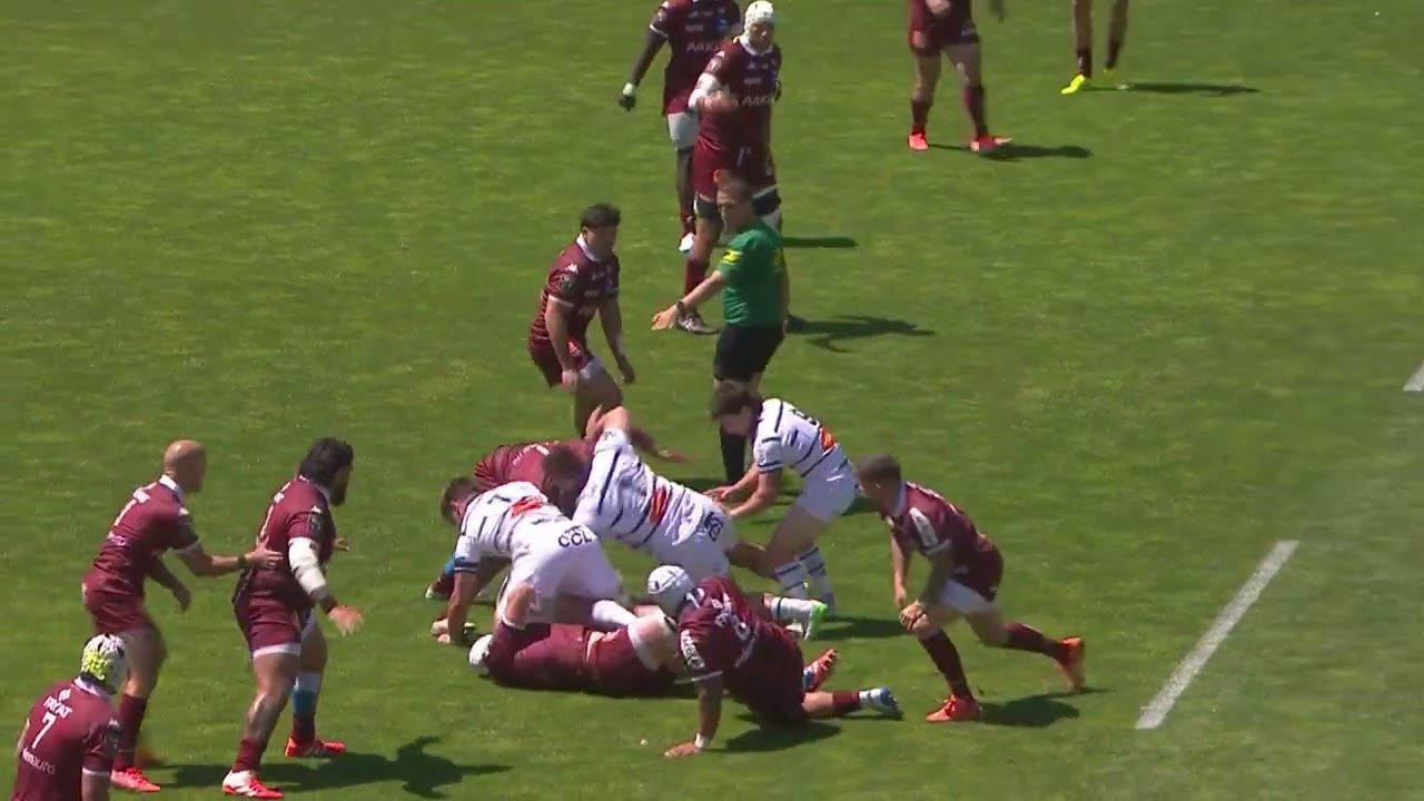 TOP 14 - Essai de Santiago ARATA (CO) - Union Bordeaux-Bègles - Castres Olympique