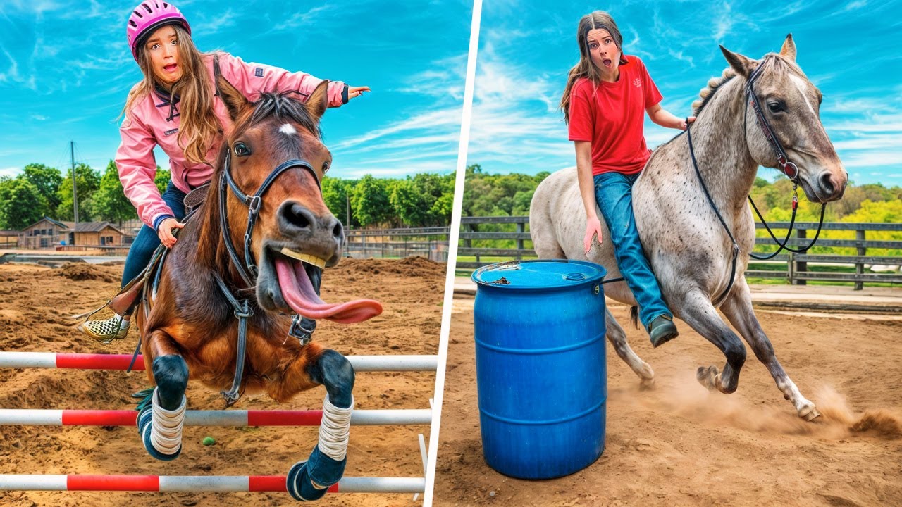 We Took on the TOUGHEST Horse Challenge… BIG MISTAKE!