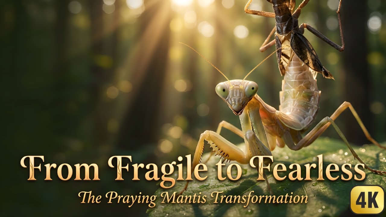 From Fragile to Fearless: The Praying Mantis Transformation