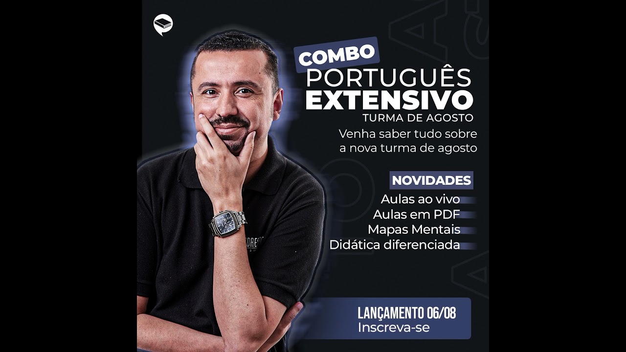 Venha assistir a live:  