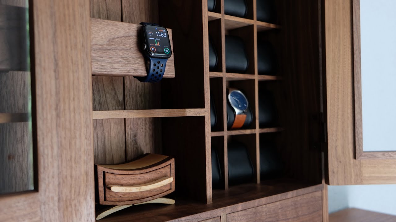 Making a Walnut Watch Cabinet