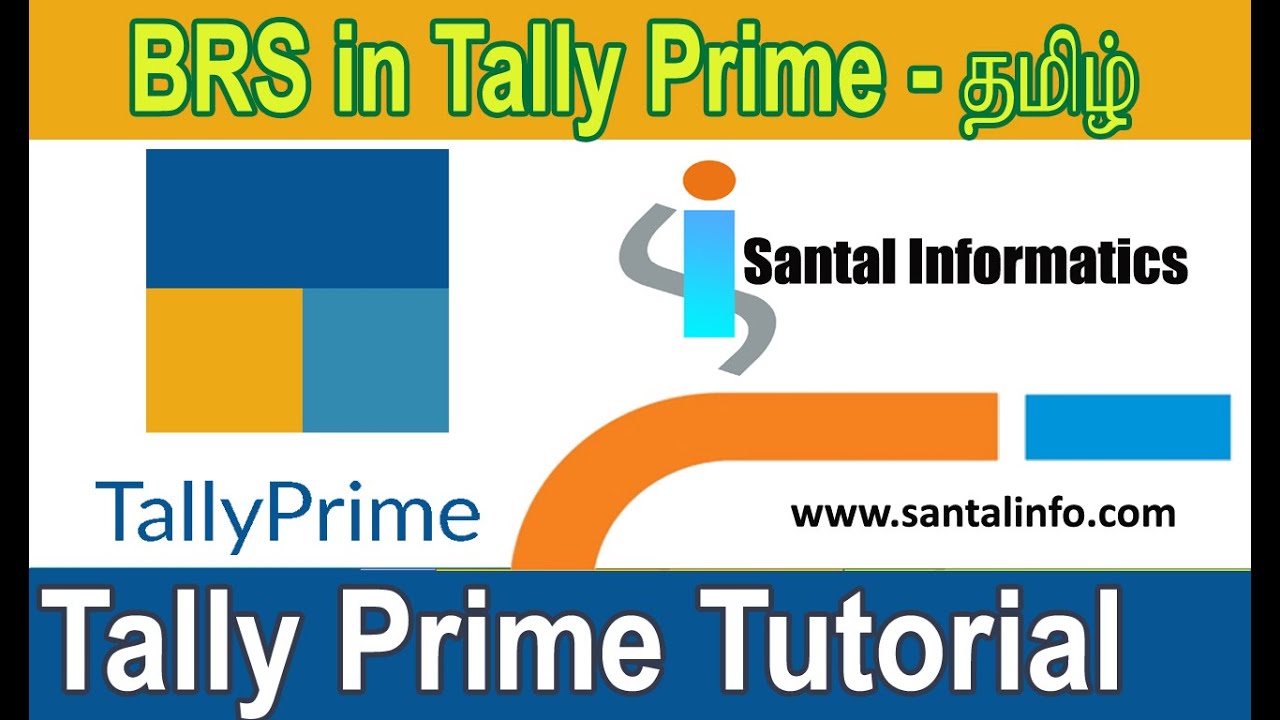 Tally Prime Tutorial ( தமிழ் ) BRS in Tally Prime (Bank Reconciliation) || BRS  in Tamil