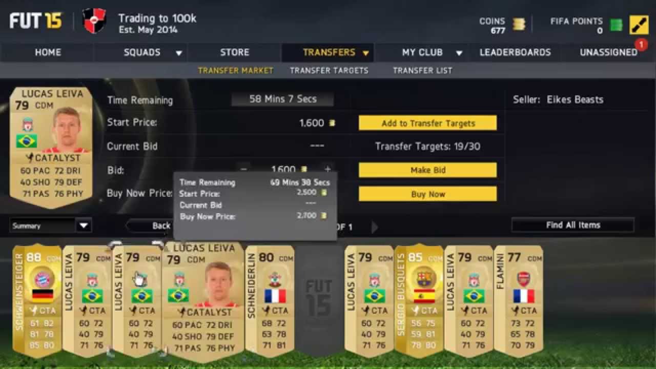 FIFA 15 WEB APP: CATALYST TRADING METHOD!