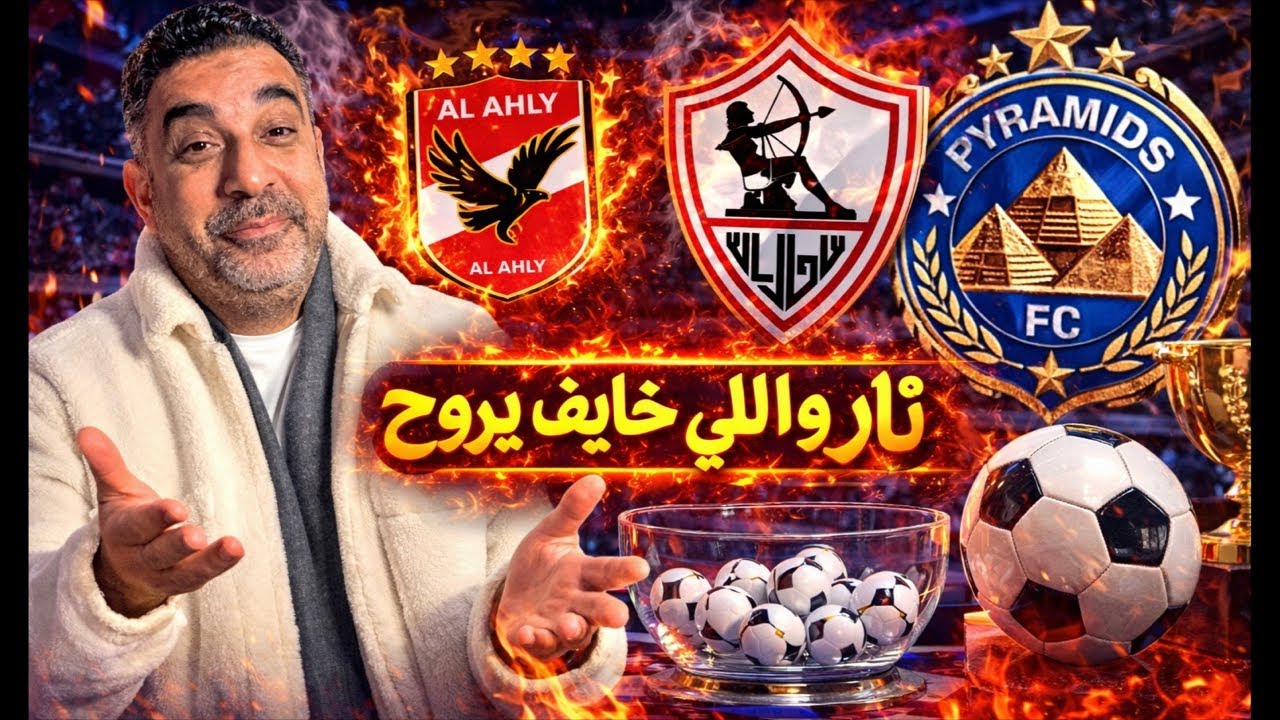 قرعة نارية 🔥🔥 الاهلي والزمالك وبيراميدز منافسة لاخر لحظة ً| الأهلي يقترب من الدوري بشرط !!؟