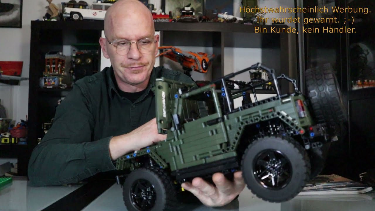 Mould King 13124: ein Jeep Wrangler, leider geklauter MOC aber ein Hammer Technikset