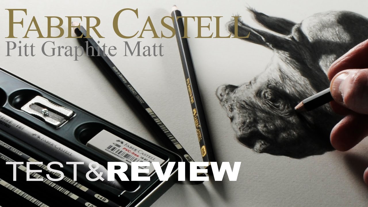 Карандаши Faber Castell Pitt Graphite Matt Pencils | Тест и обзор