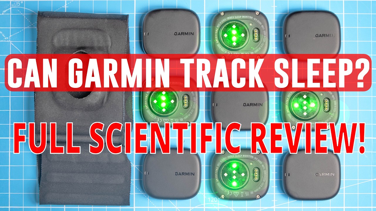Garmin's Sleep Tracking - Scientific Test! (Garmin Index Sleep Monitor Review)