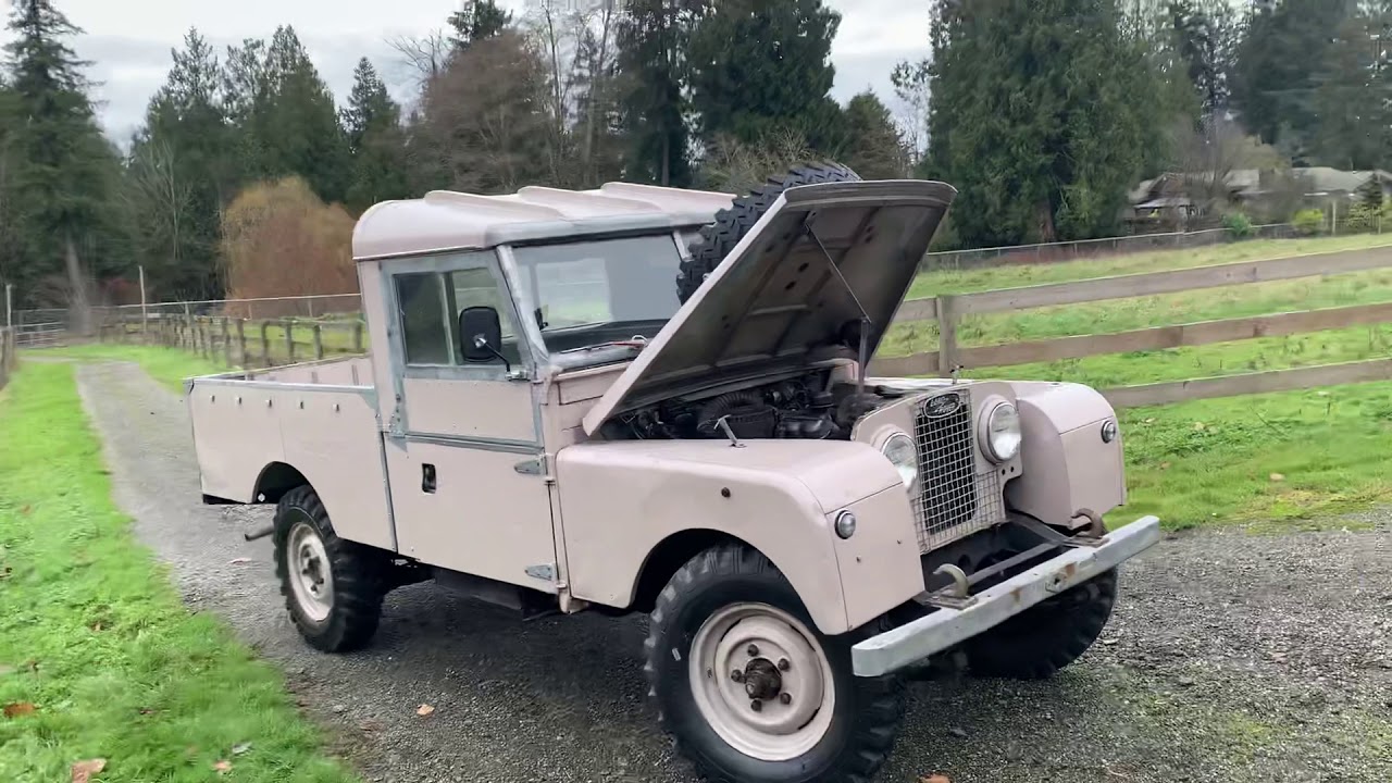 1957 Land Rover Series 1 Walk Around and Cold Start