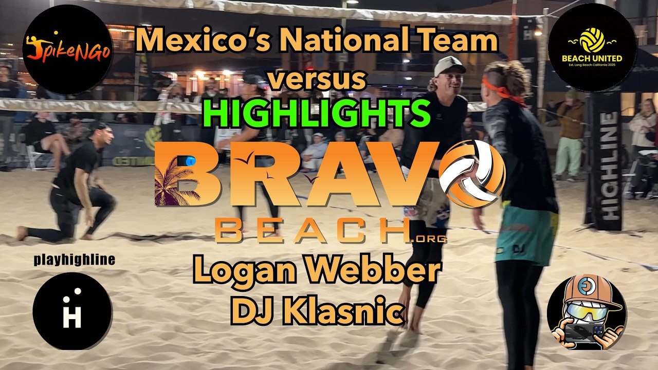 🏖️🏐 EDITED HIGHLIGHTS Logan Webber DJ Klasnic 🇺🇸 🇷🇸 v 🇲🇽 Angel Cardenas Raymond Stephens #volleyball
