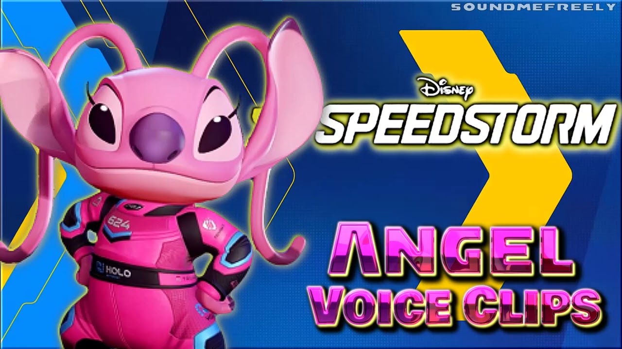 All Angel Voice Clips • Disney Speedstorm • All Voice Lines • 2023 (Tara Strong)