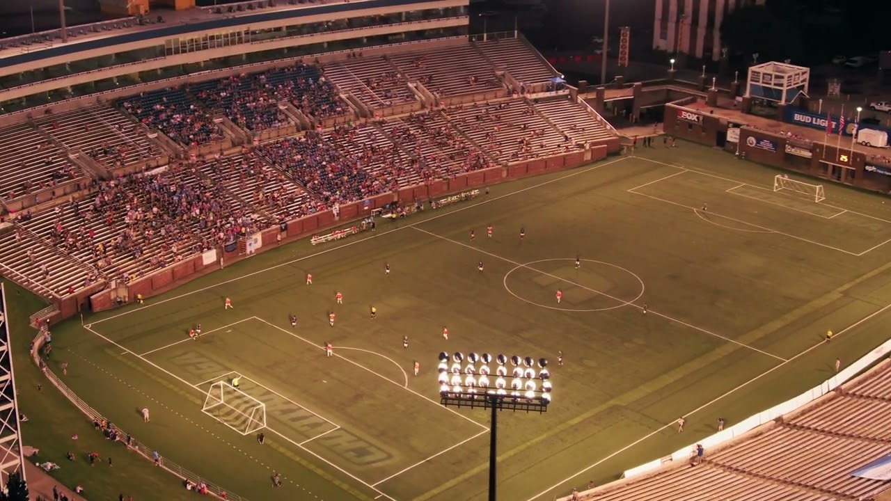 View of classic stadium