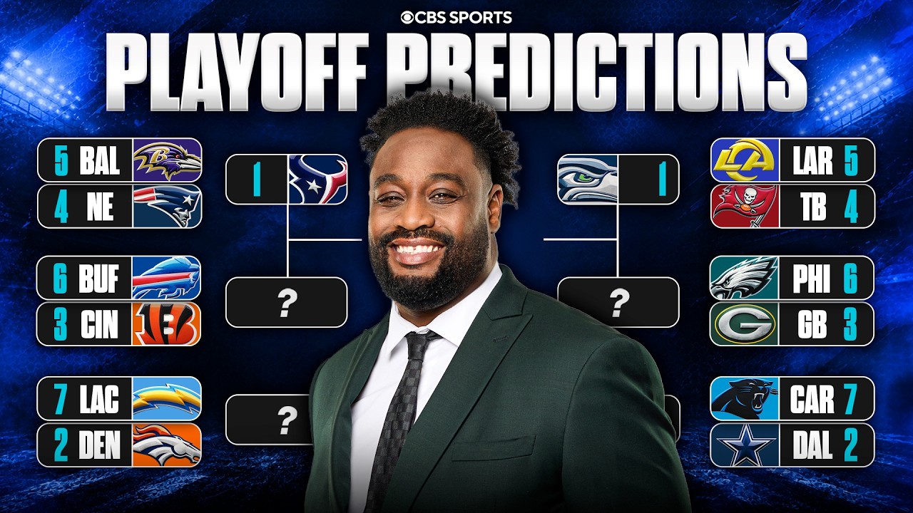 Former player predicts NFL Playoff bracket and crowns a Super Bowl Champion 🏆