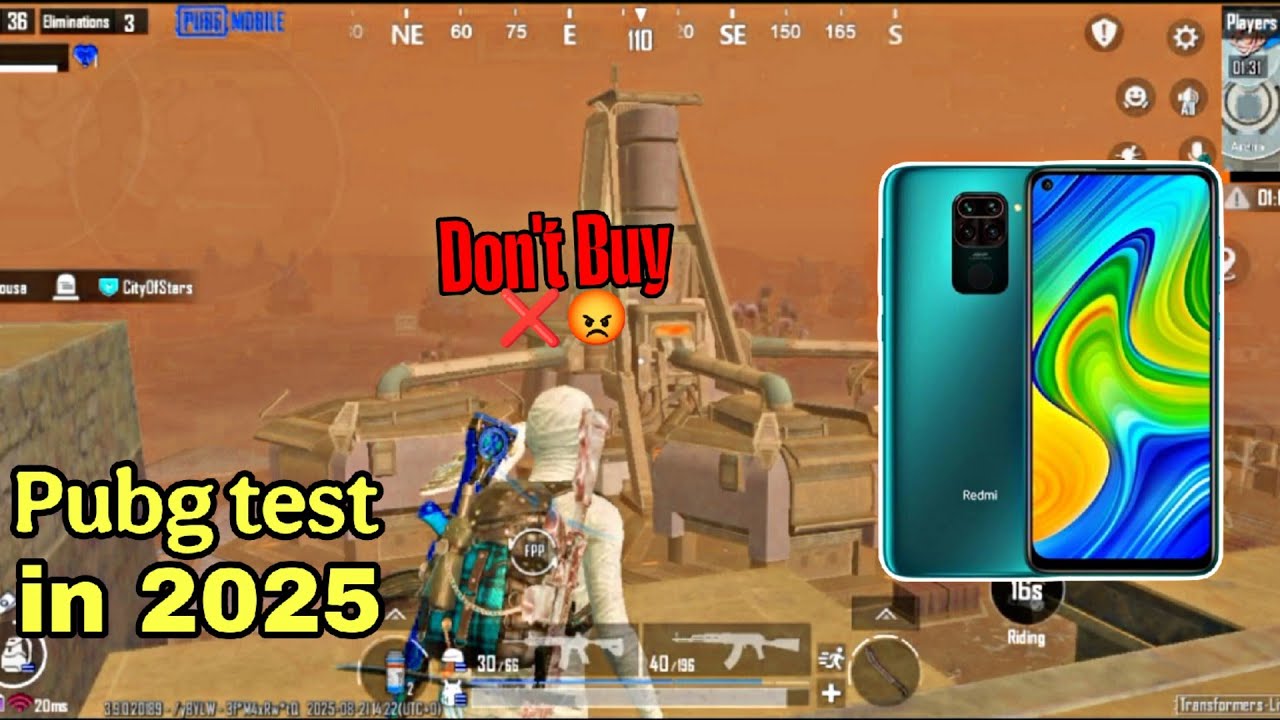 Don't buy🤬In 2025 Redmi Note 9 Pubg test 😍 40 Fps livik Gameplay 🥶 | Pubg Mobile |