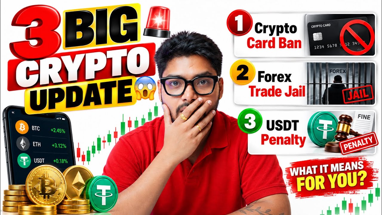 Crypto Ban in INDIA soon? 3 Big Crypto & Forex Trading Updates 🚨