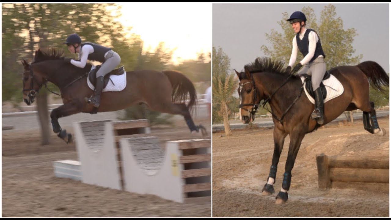 18 Year Old ShowJumper Tries Cross Country (Urano)