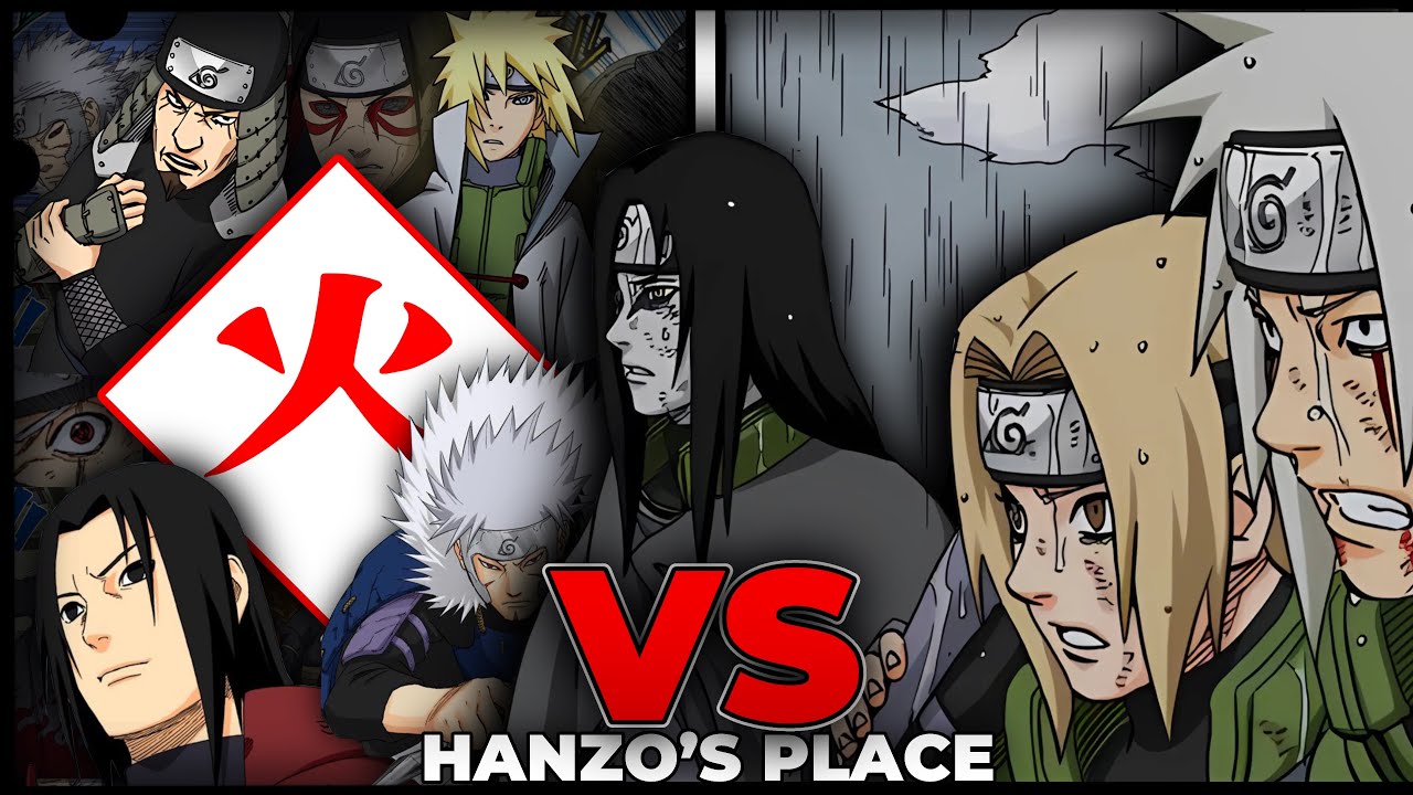 Each Hokage vs The Sannin In Hanzo’s Place!?