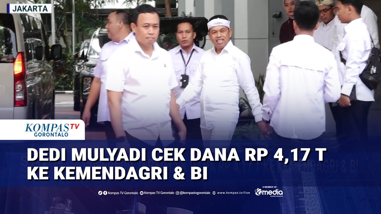 Datangi Kantor Kemendagri dan BI, Gubernur Jabar Dedi mulyadi, Cocokan soal Dana Rp4,17 T