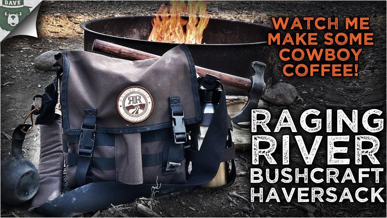Bushcraft Haversack by Raging River Trading [Flint & Steel Fire] Haversack Loadout Kit