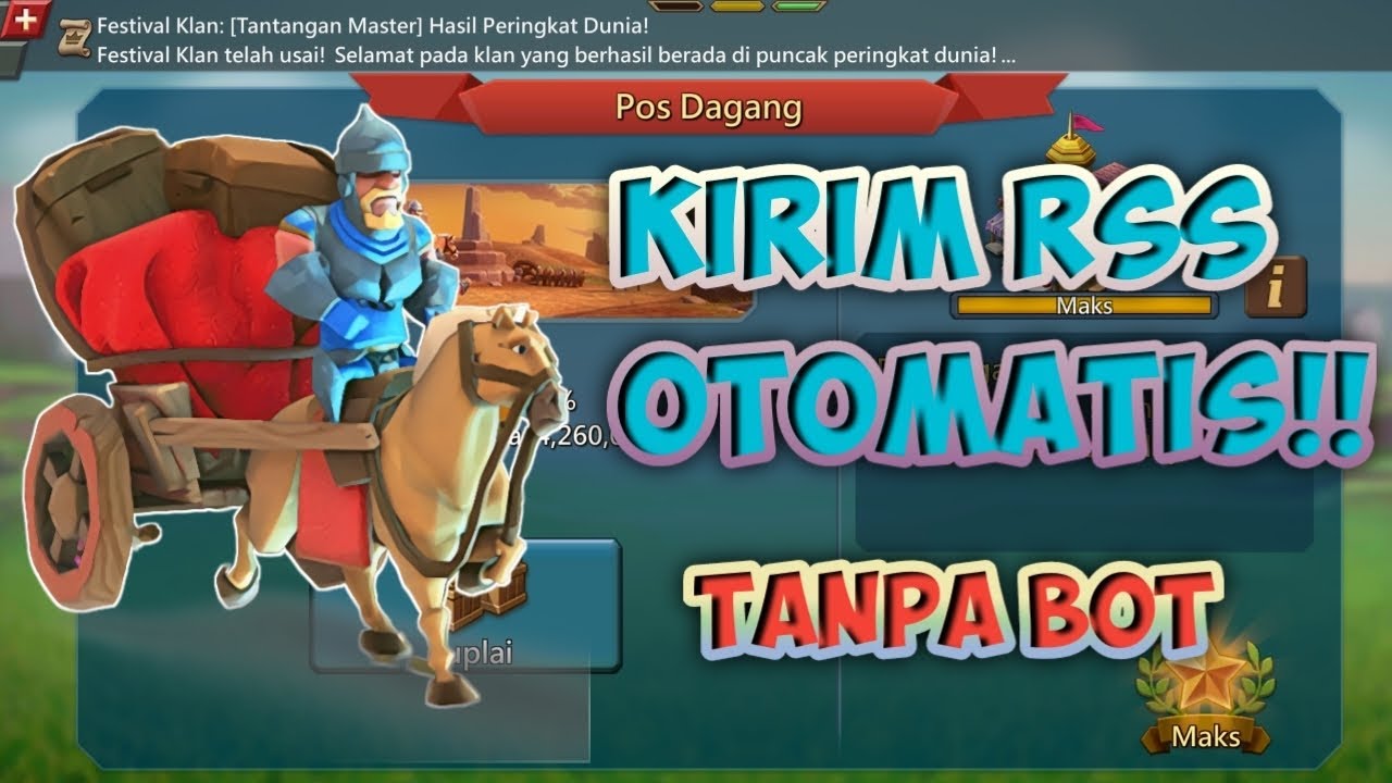 KIRIM RSS OTOMATIS TANPA BOT 2024 - 2025 | LORDS MOBILE INDONESIA