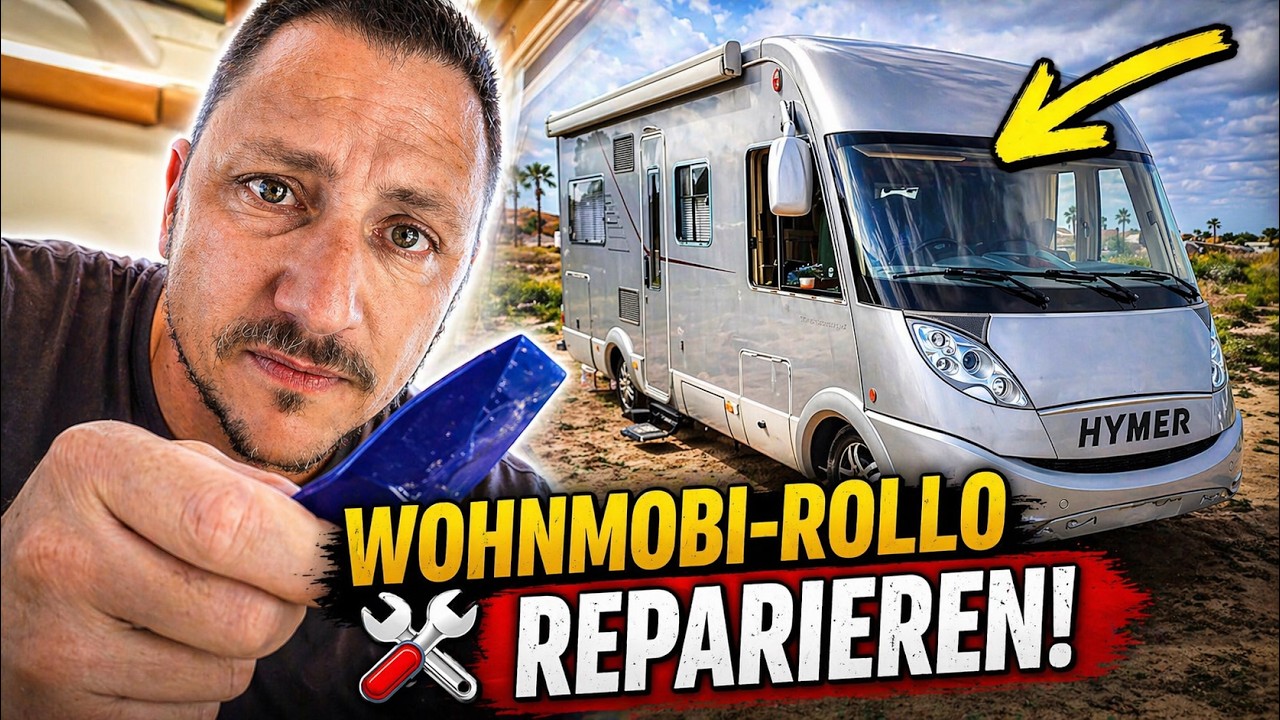 Wohnmobil Plissee kaputt? So reparierst du es im Hymer B 654 SL