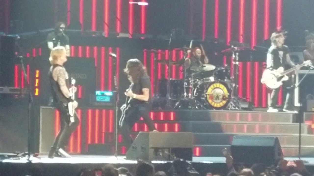 Guns N Roses Feat. Dave Grohl Paradise City Tulsa Ok 11-14-2017