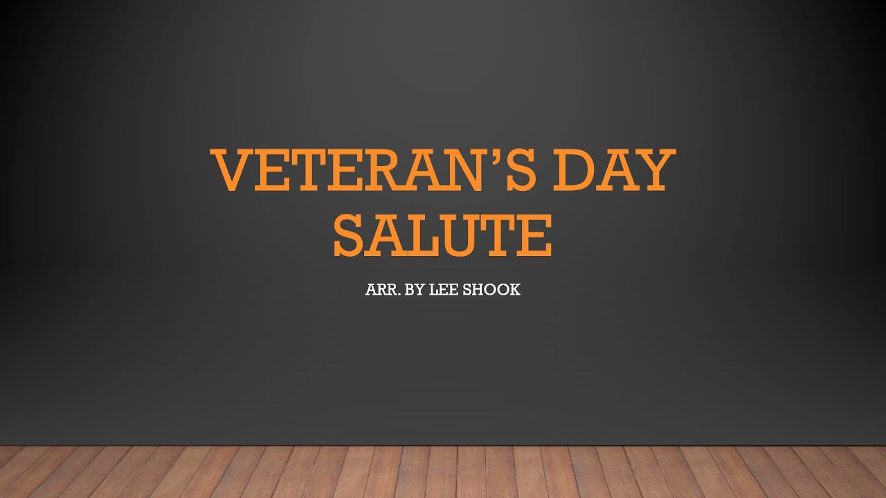 Veteran’s Day Salute