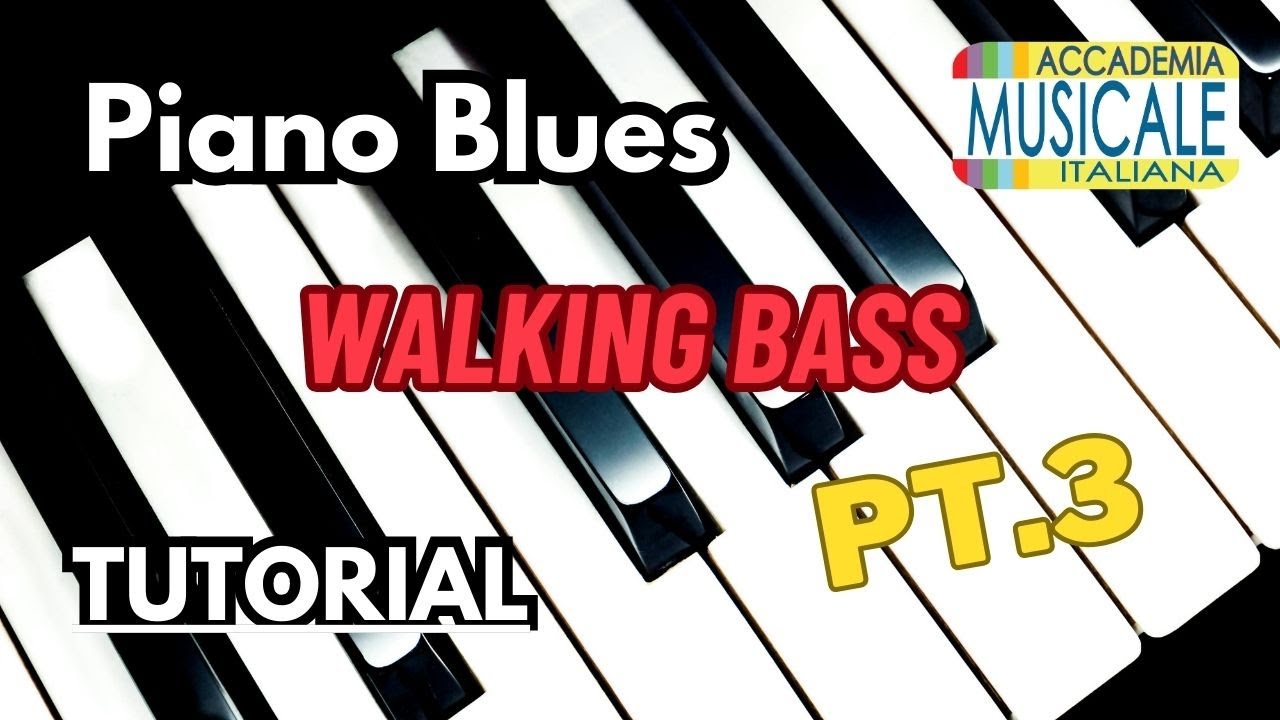 Tutorial Piano Blues Pt.3 - Walking Bass!