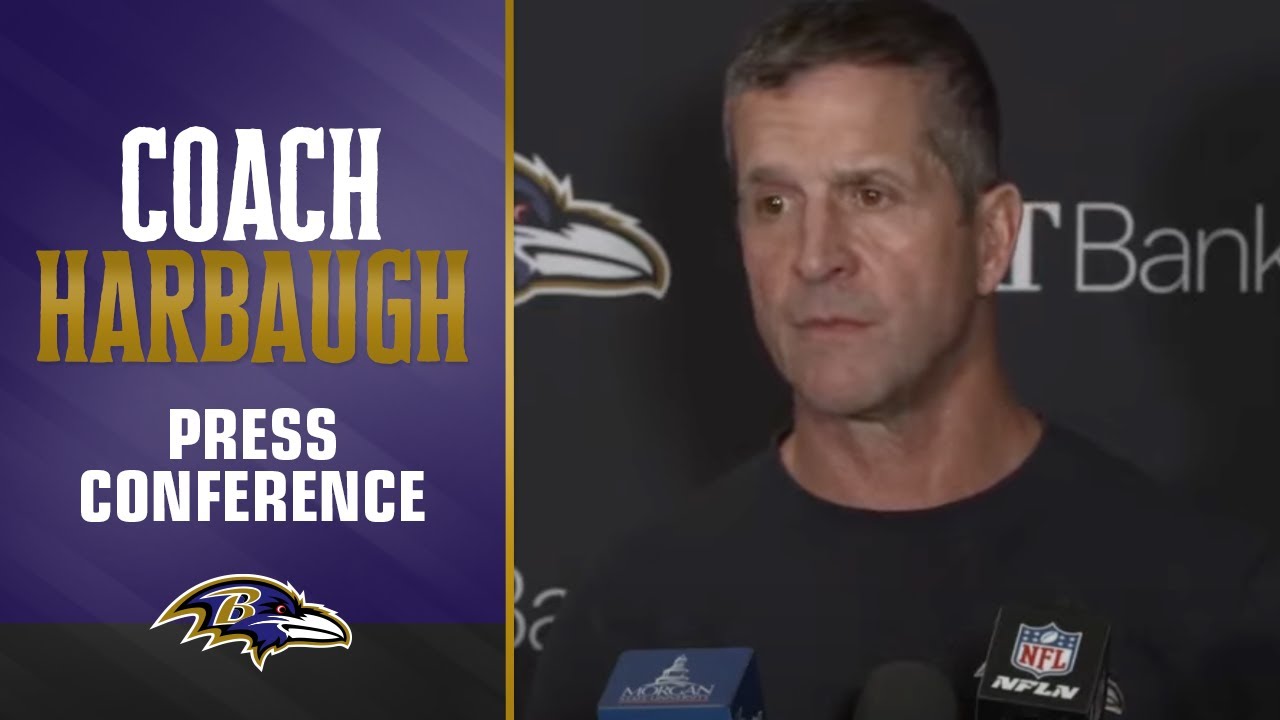 John Harbaugh on Keaton Mitchell’s Season-Ending Knee Injury | Baltimore Ravens