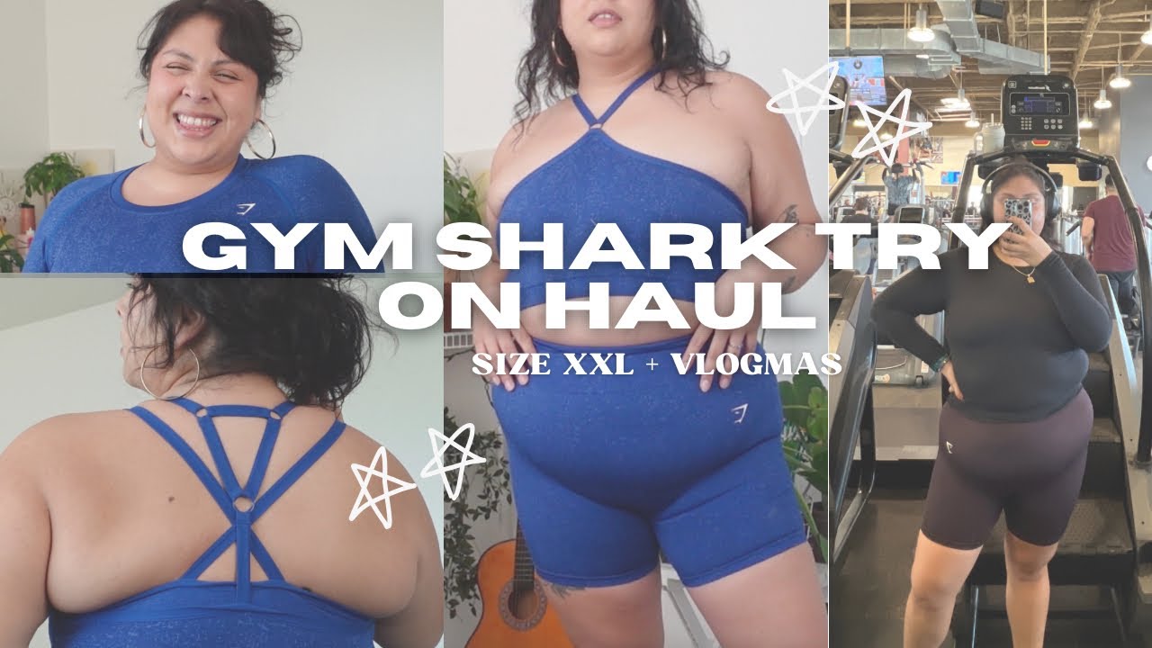 GYM SHARK HAUL SIZE XXL + Honest Review + vlogmas