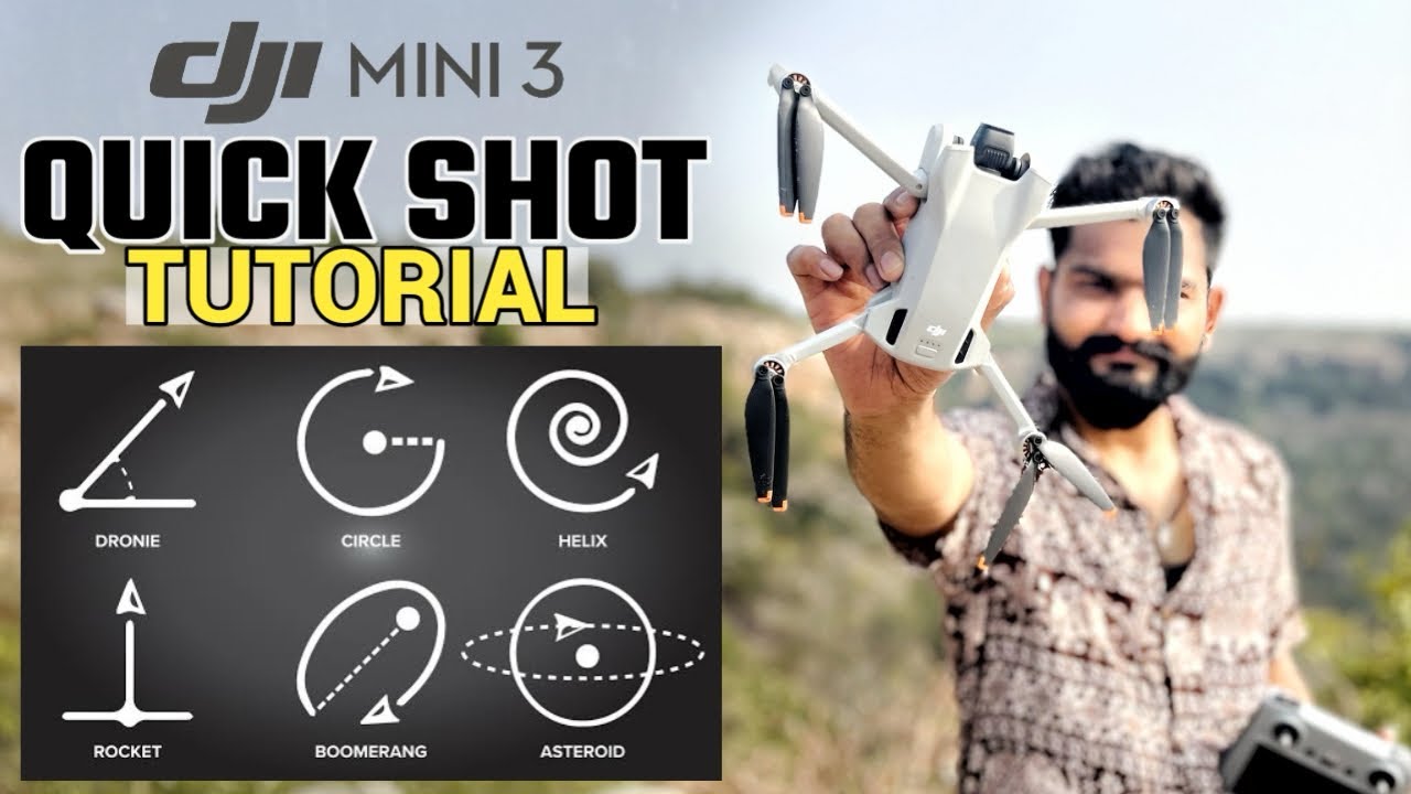 Учебное пособие по быстрой съемке DJI Mini 3 Pro на хинди | Разблокируйте режим быстрой съемки на...