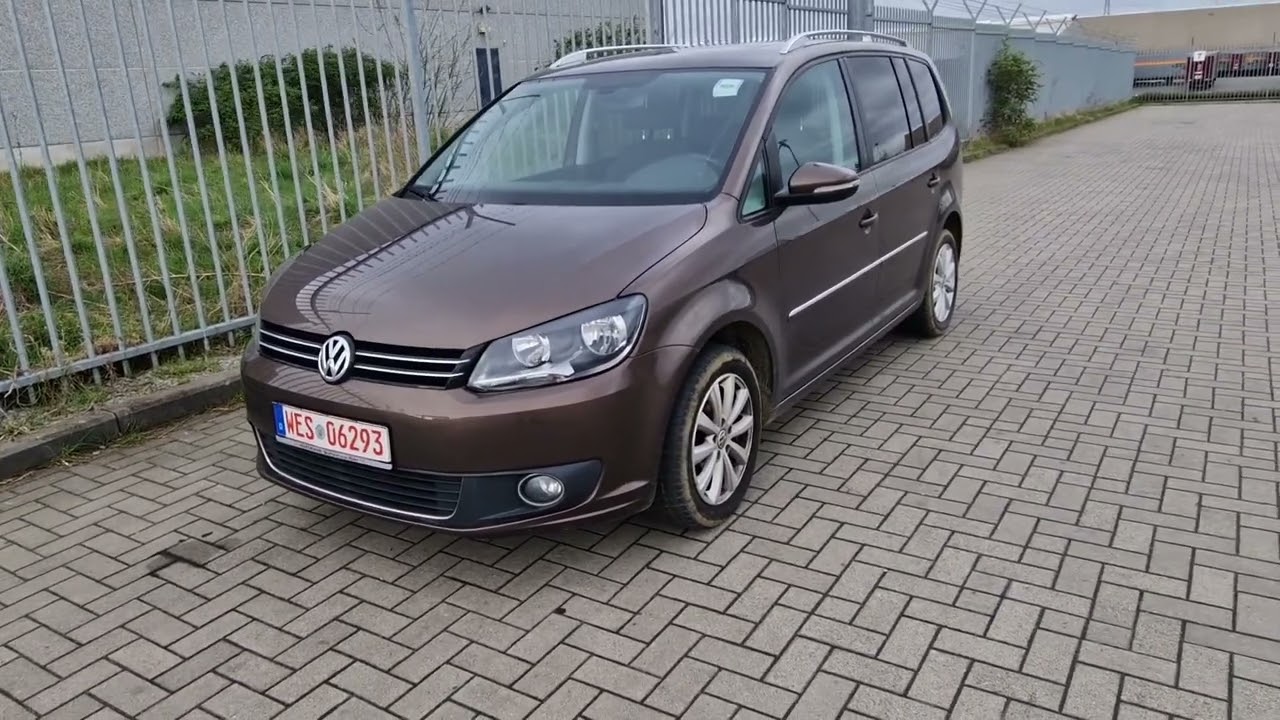 Вместе с владельцем проверяем состояние купленного на аукционе VW Touran 1.6 TDI Highline BlueMotion