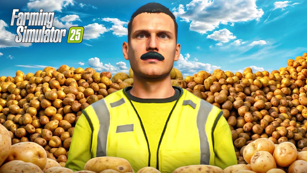 БАЦЬКА БУДЕТ ГОРДИТЬСЯ НАМИ - 8.000.000 л. КАРТОШКИ - FARMING SIMULATOR 25