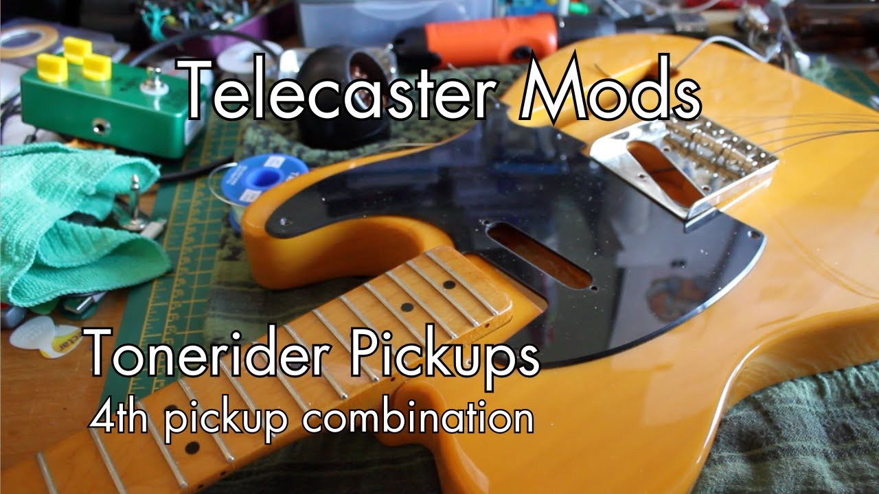 4 way Telecaster Wiring with Tonerider Hot Classics Pickups