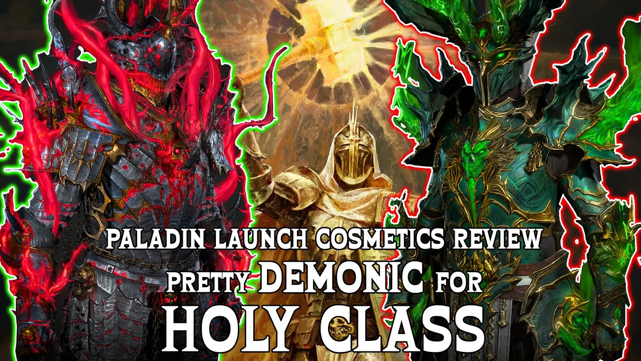 Diablo 4 Season 11 Paladin Launch Cosmetics Review, They Are Pretty Demonic lol