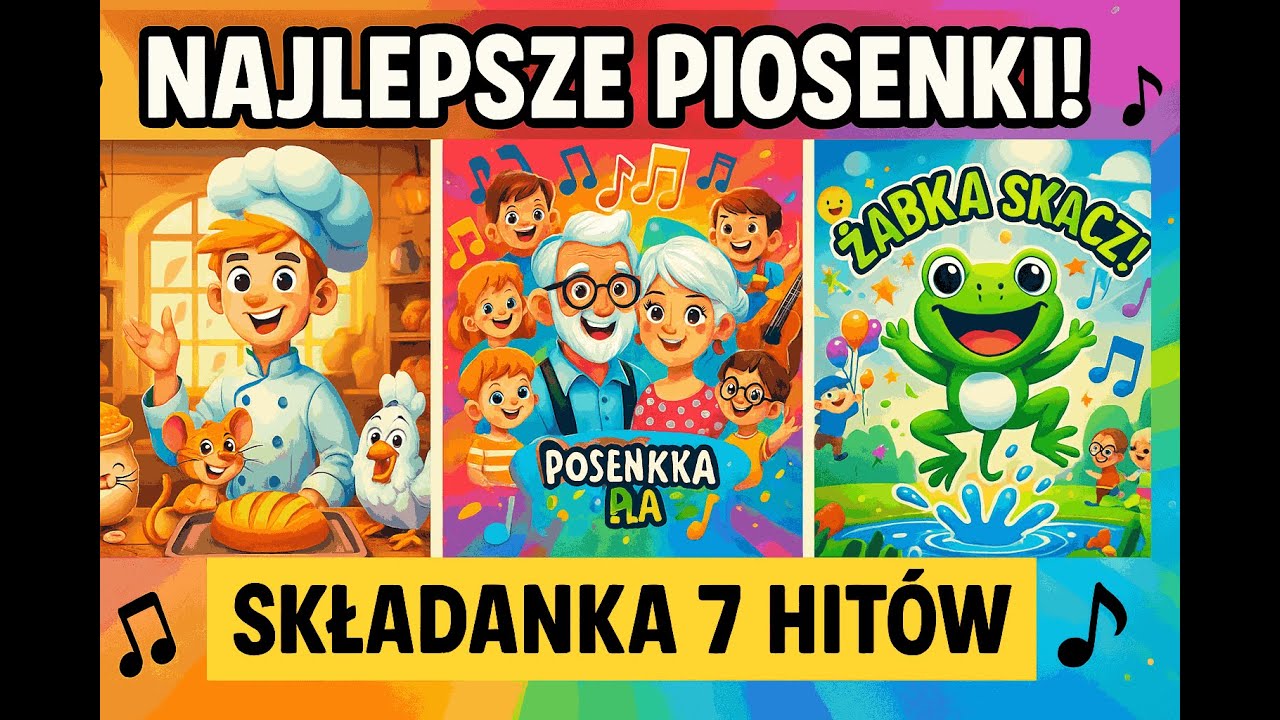 Piosenkowo - Składanka 7 piosenek - Piosenki dla dzieci ❤️👧🧒