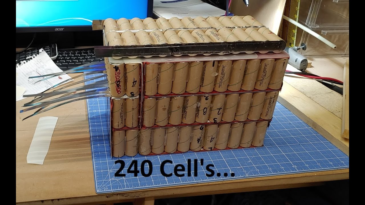 Zero P5: Building The Battery With 240 Cells... 