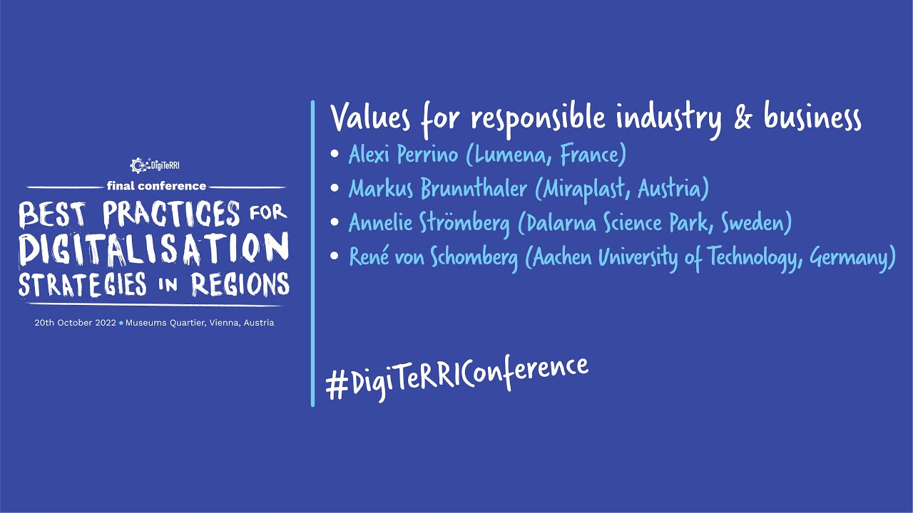#DigiTeRRIConference: Values for responsible business