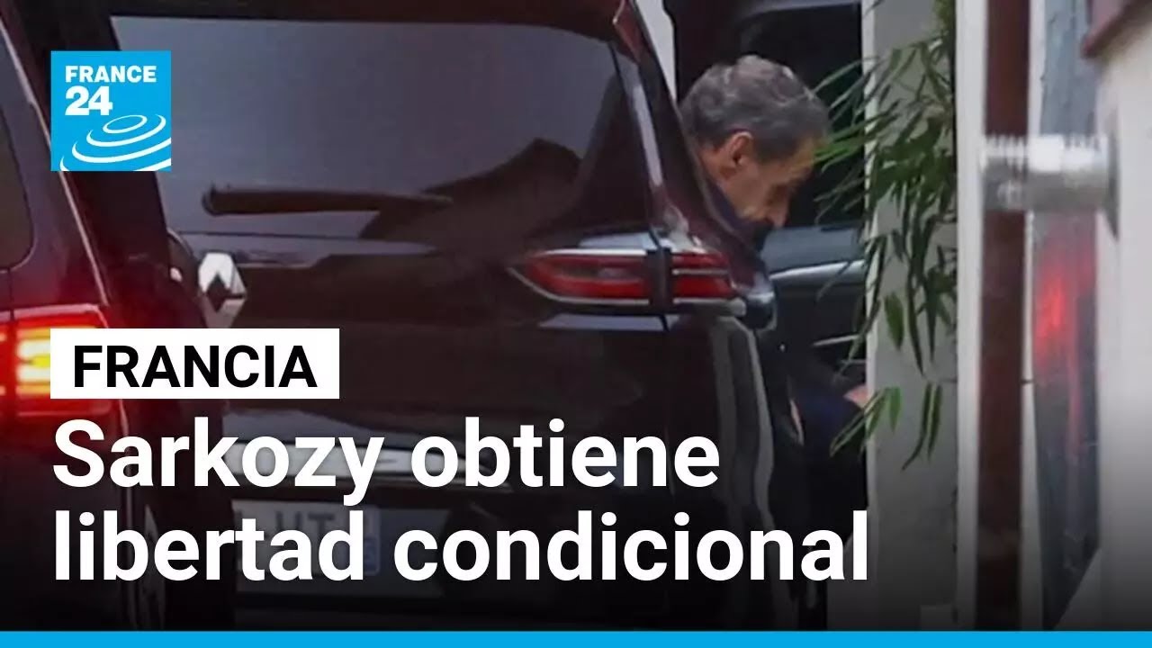 Nicolas Sarkozy obtiene libertad condicional tras decisión de un tribunal francés
